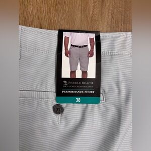 Men's Light Blue Performance Shorts Size: 38